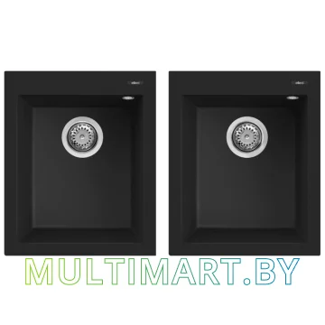 Комплект кухонных моек Elleci Quadra 200 Black K86